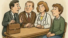 Witz: Vier Freunde reden über Traumberufe