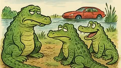 Witz: Drei Krokodile treffen sich…