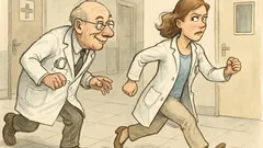 Witz: Alter Chefarzt macht Avancen