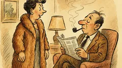 Witz: Deine Frau erzählt: Nerzmantel zum Namenstag…