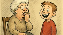 Witz: Die Großmutter zum Enkel...