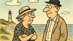 Witz: Gefällt’s dir an der Küste, Lieselotte?