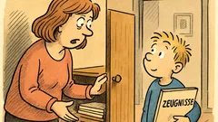 Witz: Warum versteckst du deine Zeugnisse?