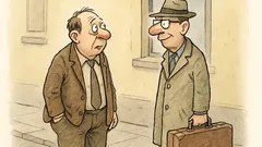 Witz: Müller fragt Meier: Wo warst du?