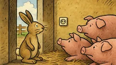 Witz: Das Häschen macht Ferien auf dem Bauernhof