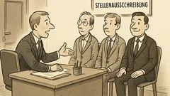 Witz: Stellenausschreibung im großen Konzern: 1+1