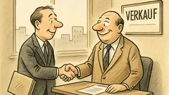 Witz: Kommt ein Verkäufer: „Vergleich als Sieg?“