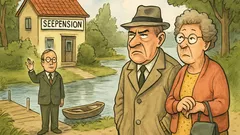 Witz: In der kleinen Seepension…