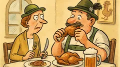 Witz: Norddeutsche im bayerischen Restaurant…