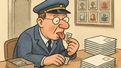 Witz: Kommt ein Briefmarken-Anlecker ins Amt…