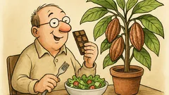 Witz: Schokolade zählt also als Salat…