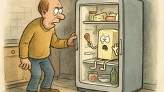 Witz: Vergisst du anzuklopfen vorm Kühlschranköffnen …