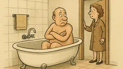 Witz: Wieso sitzt du ohne Wasser?