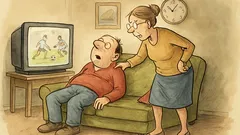 Witz: Schläft beim Fußball ein – es steht zehn!