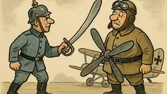 Witz: Lieber Säbelstich als Messerschmidt.