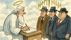 Witz: Der Herrgott prüft drei Mafiosi