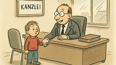 Witz: Kinder-in-die-Kanzlei-Mitnehmer – warum?