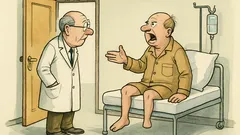 Witz: Herr Weber, beide Beine müssen ab!