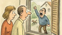 Witz: Eine Frau fragt ihren Mann: Warum?