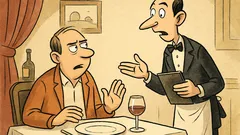 Witz: Ein Mann sitzt im Restaurant…