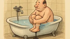 Witz: Sitzt ein Badewannenstöpsel in der Wanne…