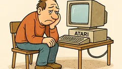Witz: Ein Ataribesitzer sitzt vorm Computer …