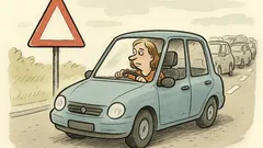 Witz: Ist der Stau lang?