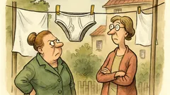 Witz: Warum starren Sie auf meine Unterwäsche?