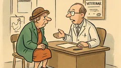 Witz: Eine Dame beim Veterinär…