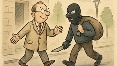 Witz: Kommt ein An-das-Gute-im-Menschen-Glauber in eine Bank...