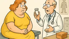 Witz: Arzt untersucht die dicke Molly Mollich