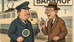 Witz: Am Hauptbahnhof in Münster sagt ein Herr…