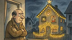 Witz: Wenn Nachbarn im November Lichter anmachen