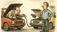 Witz: Vielleicht reichen längere Starthilfekabel …