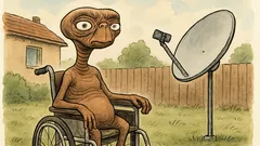Witz: E.T. schafft’s nicht zurück nach Hause