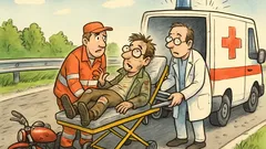 Witz: Ein Physiker stürzt mit dem Motorrad…