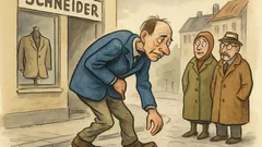 Witz: Ein Mann holt seinen Anzug ab