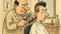 Witz: Den Irokesen hat ein Friseur erfunden