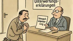 Witz: Treffen sich zwei Unterwerfungserklärungen-Abgeber...