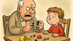 Witz: Opa baut das Überraschungsei zusammen…