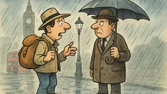 Witz: Ein Tourist fragt in London...