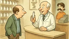 Witz: Haben Sie ein Mittel gegen Haarausfall?