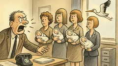 Witz: Zuerst bekam die Sekretärin ein Baby…