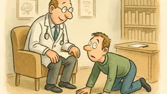 Witz: In die Psychiatrie kriecht ein Mann