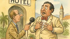 Witz: Ein Reporter kommt nach Meran