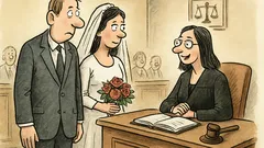 Witz: Ein Anwalt will die Kollegin heiraten…