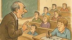 Witz: Der Professor unterbricht die Vorlesung…