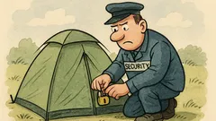 Witz: Ein Zeltabschließer kommt ins Camp…