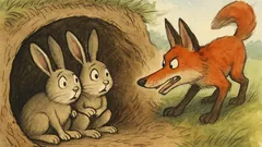 Witz: Häschen flüstert im Bau: „Un nu?“