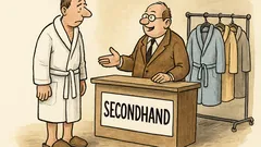 Witz: Warum heißt der Bademantel Secondhand-Erwerber?
